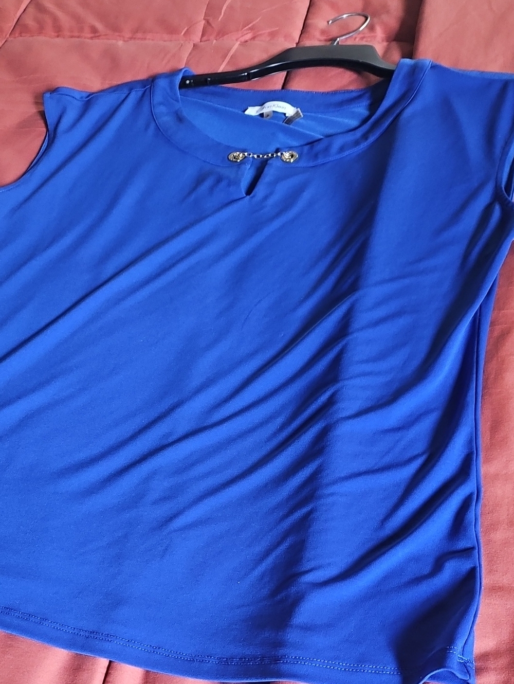 Royal Blue Short Sleeve Top